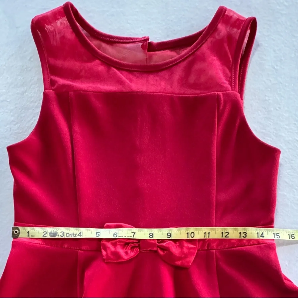 Calvin Klein Formal Dress Youth Girls Red (12.5)
